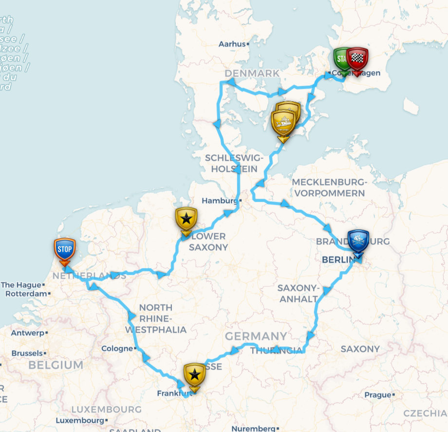 Malmö to Amsterdam round trip